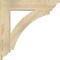 Ekena Millwork Thorton Traditional Rough Sawn Bracket, Douglas Fir, 4"W x 24"D x 24"H BKT04X24X24THR01RDF - alternate 2